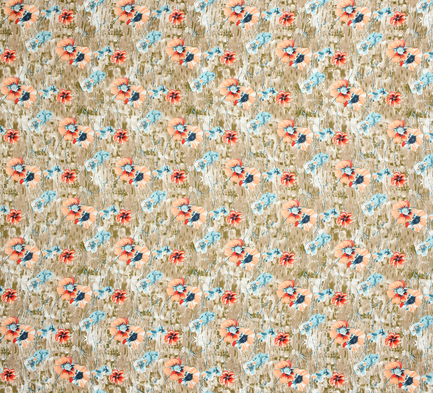 Furnofy 140 GSM Flat Double Bedsheet (90x100 inches) with 2 Pillow Covers (18x 27 inches) - Floral Multicolors