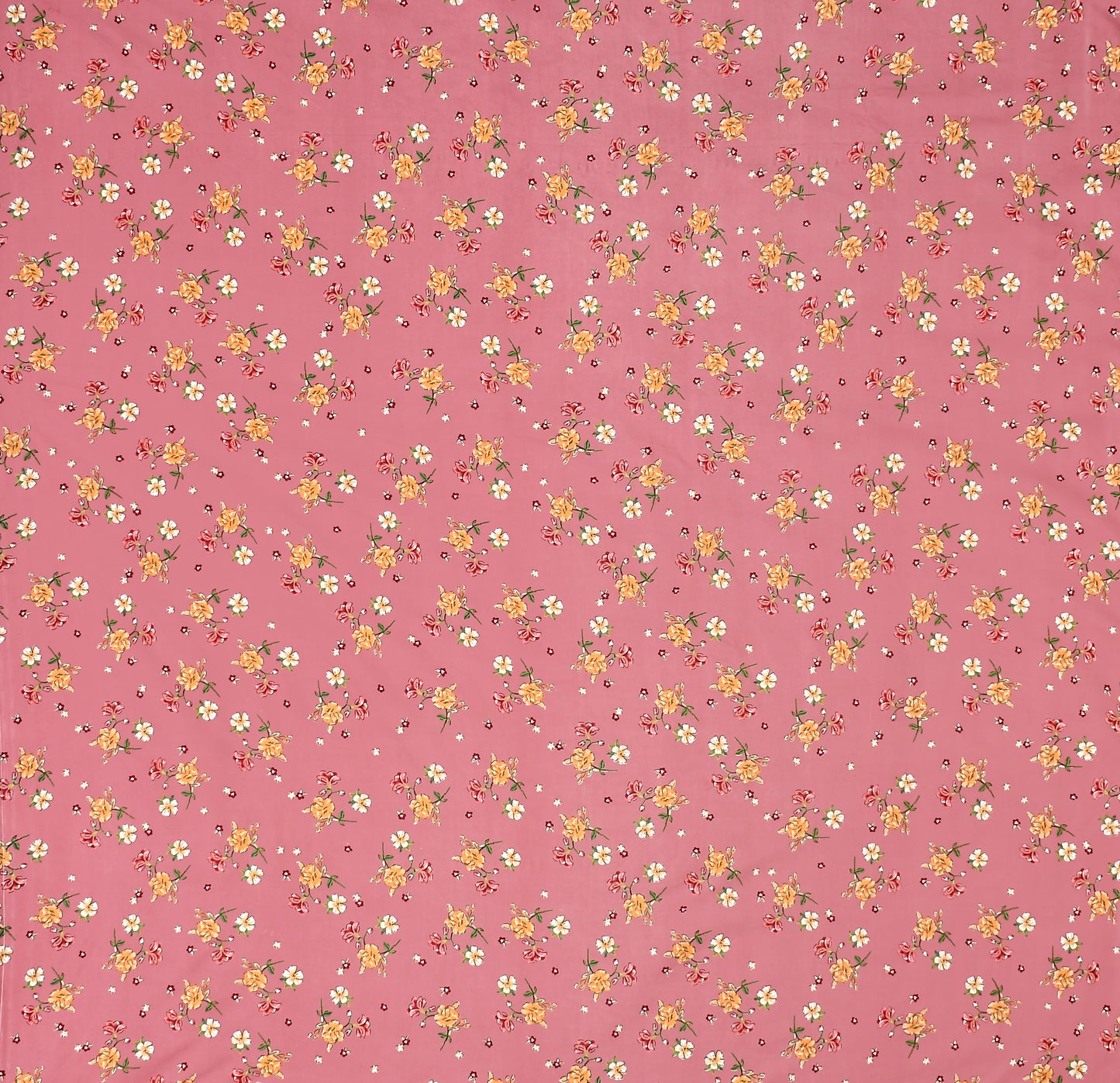 Furnofy 140 GSM Flat Double Bedsheet (90x100 inches) with 2 Pillow Covers (18x 27 inches) - Floral Multicolors