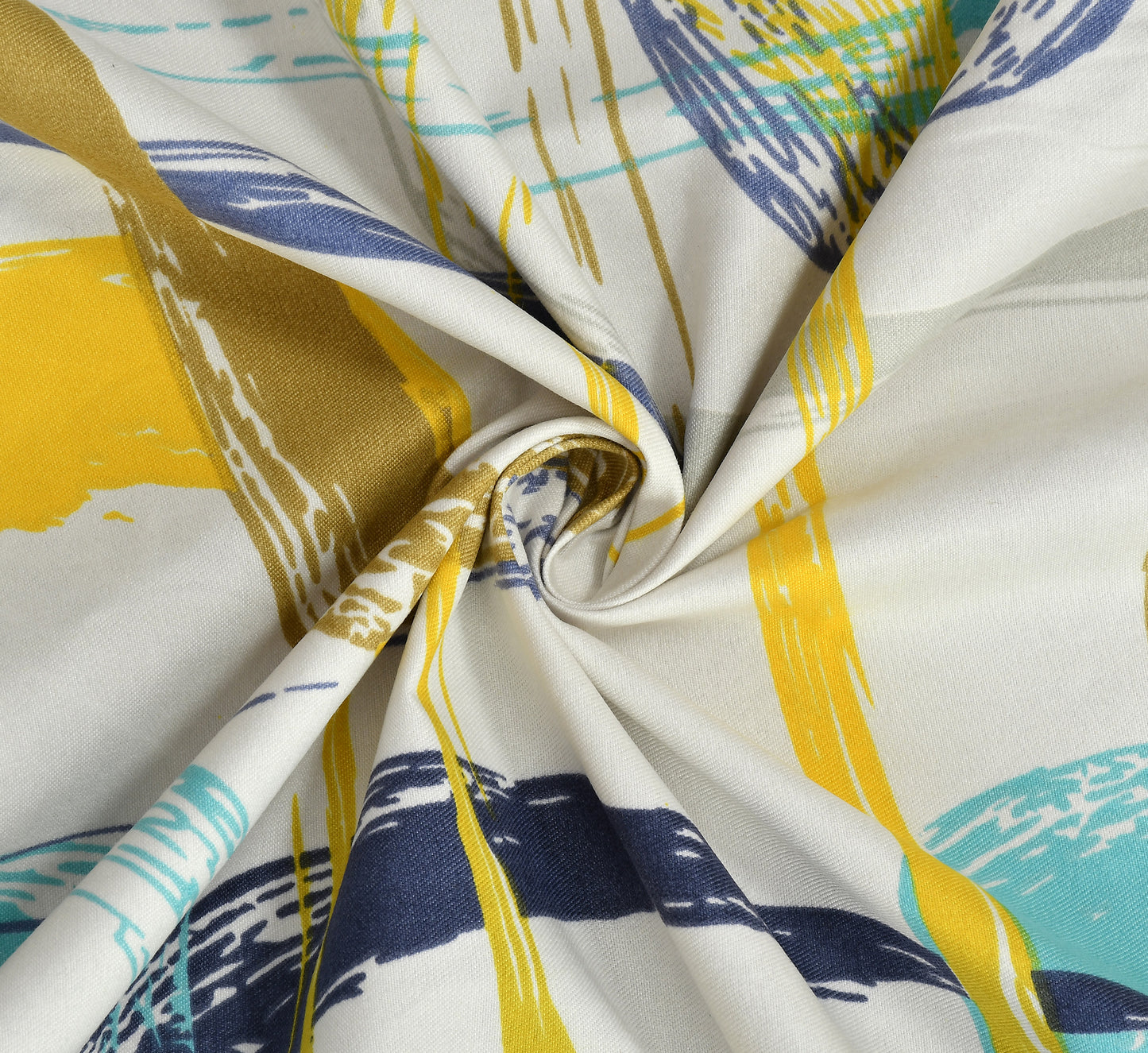 Furnofy 140 GSM Premium Double Bedsheet (90x100 Inches) with 2 Pillow Covers – Flat, Geometric Print, Soft & Durable