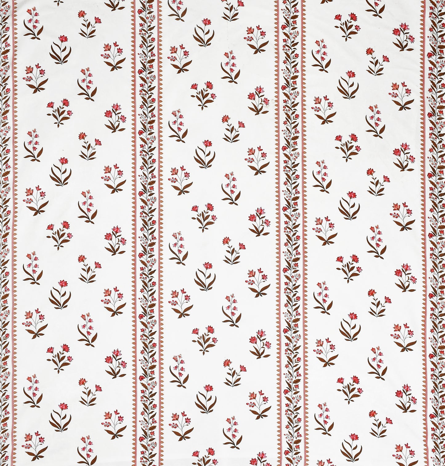 Furnofy 140 GSM Flat Double Bedsheet (90x100 inches) with 2 Pillow Covers (18x 27 inches) - Floral Multicolors