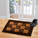 Furnofy Antiskid Lightweight Fluffy Doormats (Pack of 1, 40x60 CMs)