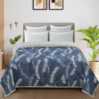 Furnofy 200 GSM Premium King Size Reversible Comforter/Quilt (220x224 cm) - Microfiber, Pack of 1