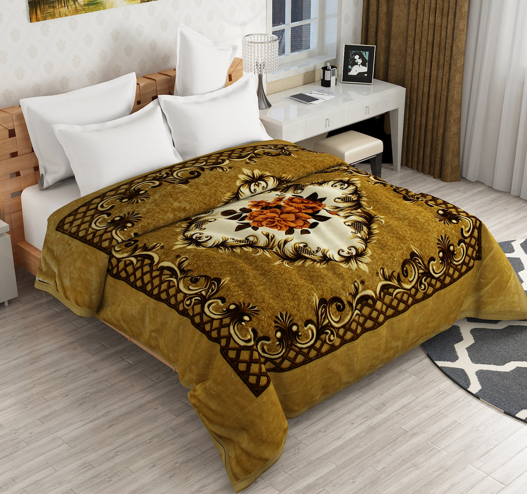 Furnofy Super Soft Blanket King Size (224x240 Cms) Light Weight - Premium Mink, Pack of 1, Brown