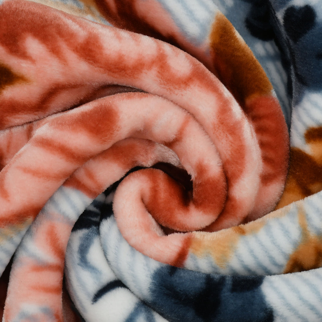 Furnofy Super Soft Blanket Single Size (165x228 Cms) Light Weight - Premium Mink, Pack of 1, Floral Multicolor