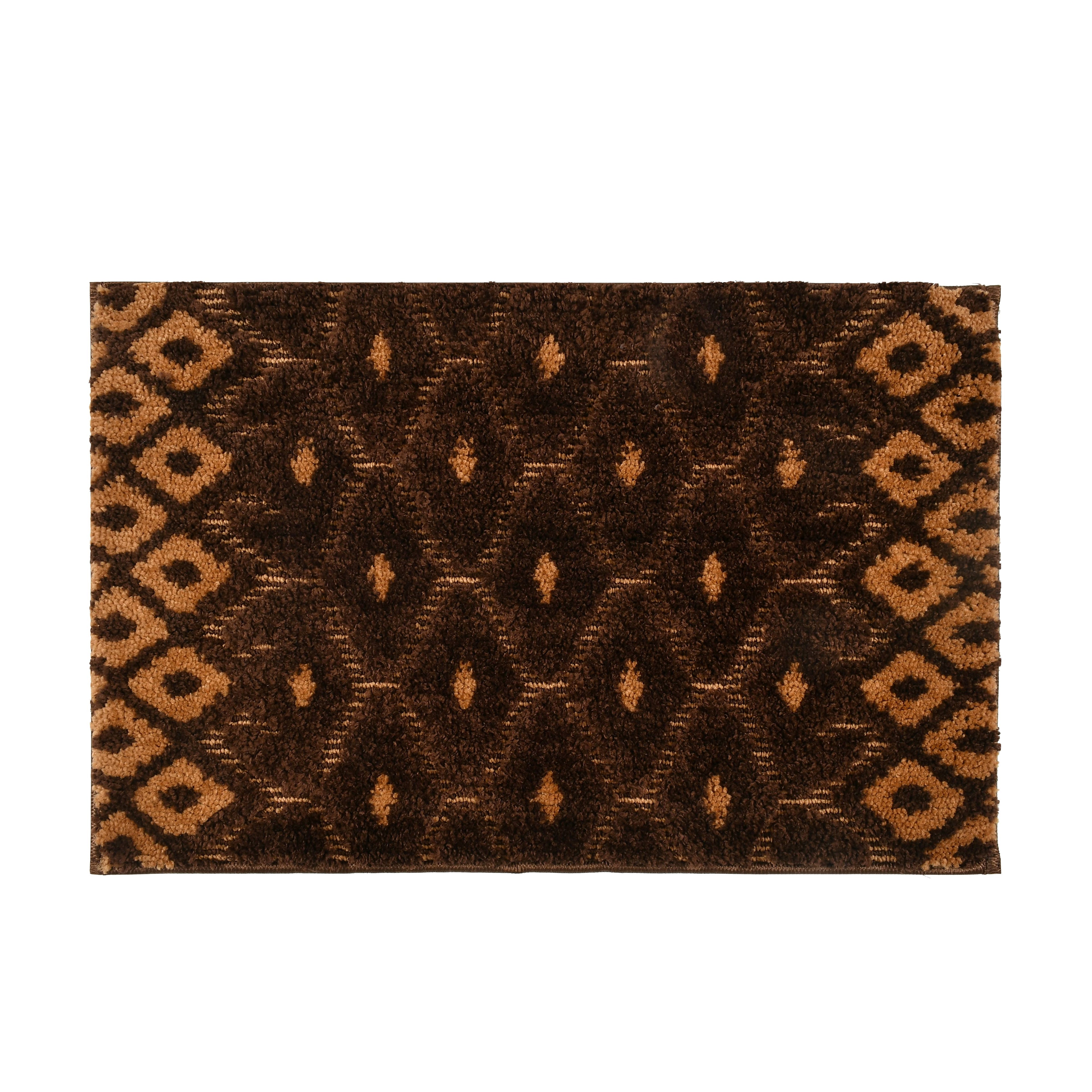 Furnofy Antiskid Lightweight Fluffy Doormats (Pack of 1, 40x60 CMs)