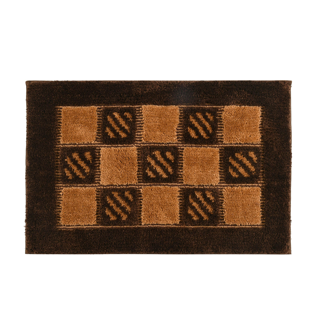 Furnofy Antiskid Lightweight Fluffy Doormats (Pack of 1, 40x60 CMs)