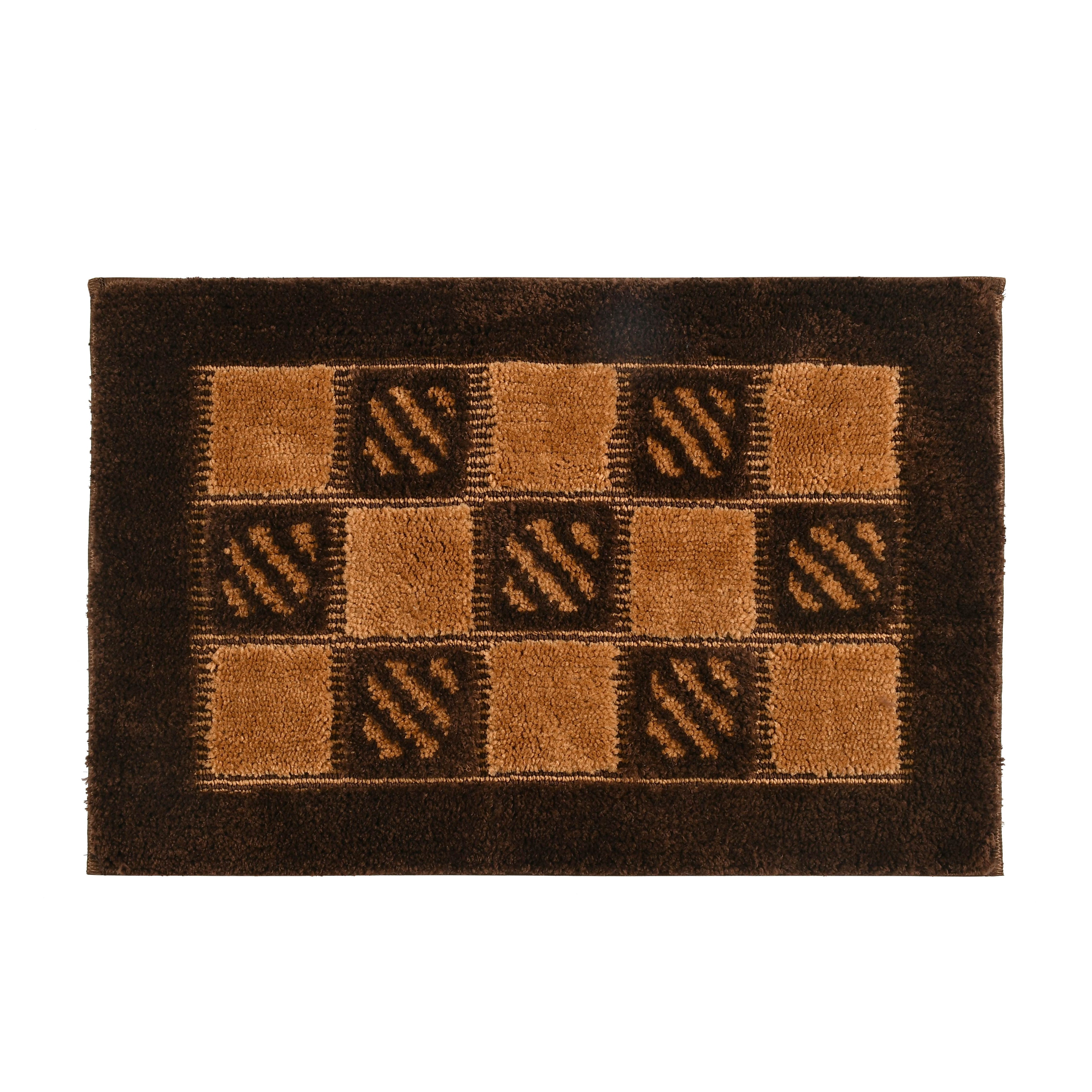 Furnofy Antiskid Lightweight Fluffy Doormats (Pack of 1, 40x60 CMs)