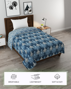 Furnofy 220 GSM Premium Single Reversible Comforter/Quilt (150x224 cm) - Microfiber, Pack of 1
