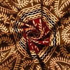 Furnofy 100% Cotton Traditional Jaipuri Print King Size Bedsheet (90x108 Inches) with 2 Matching Pillow Covers – Flat, Maroon