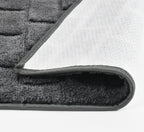 Furnofy Antiskid Lightweight Fluffy Doormats (Pack of 1, 40x60 CMs) - Dark Grey