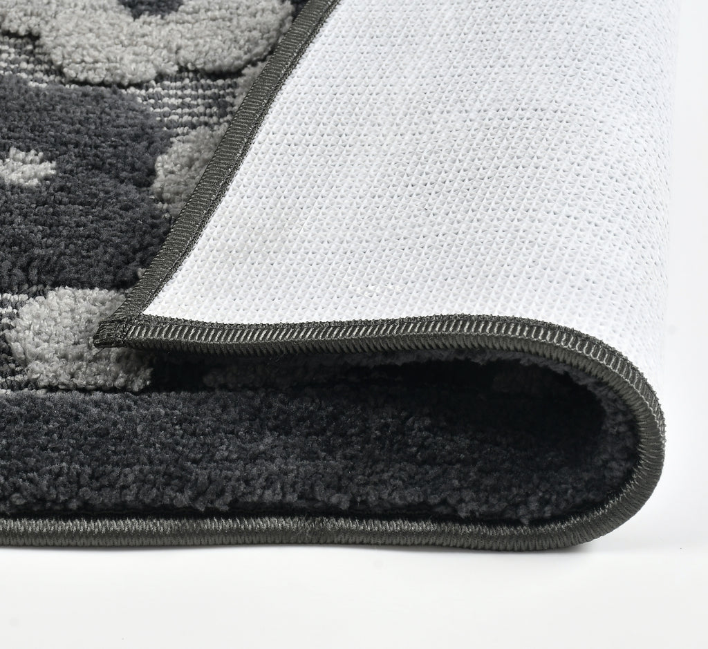 Furnofy Antiskid Lightweight Fluffy Doormats (Pack of 1, 40x60 CMs)