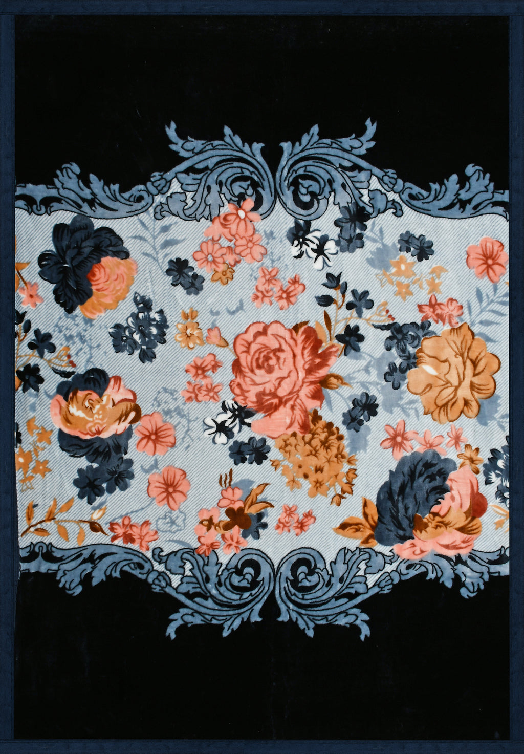 Furnofy Super Soft Blanket Single Size (165x228 Cms) Light Weight - Premium Mink, Pack of 1, Floral Multicolor