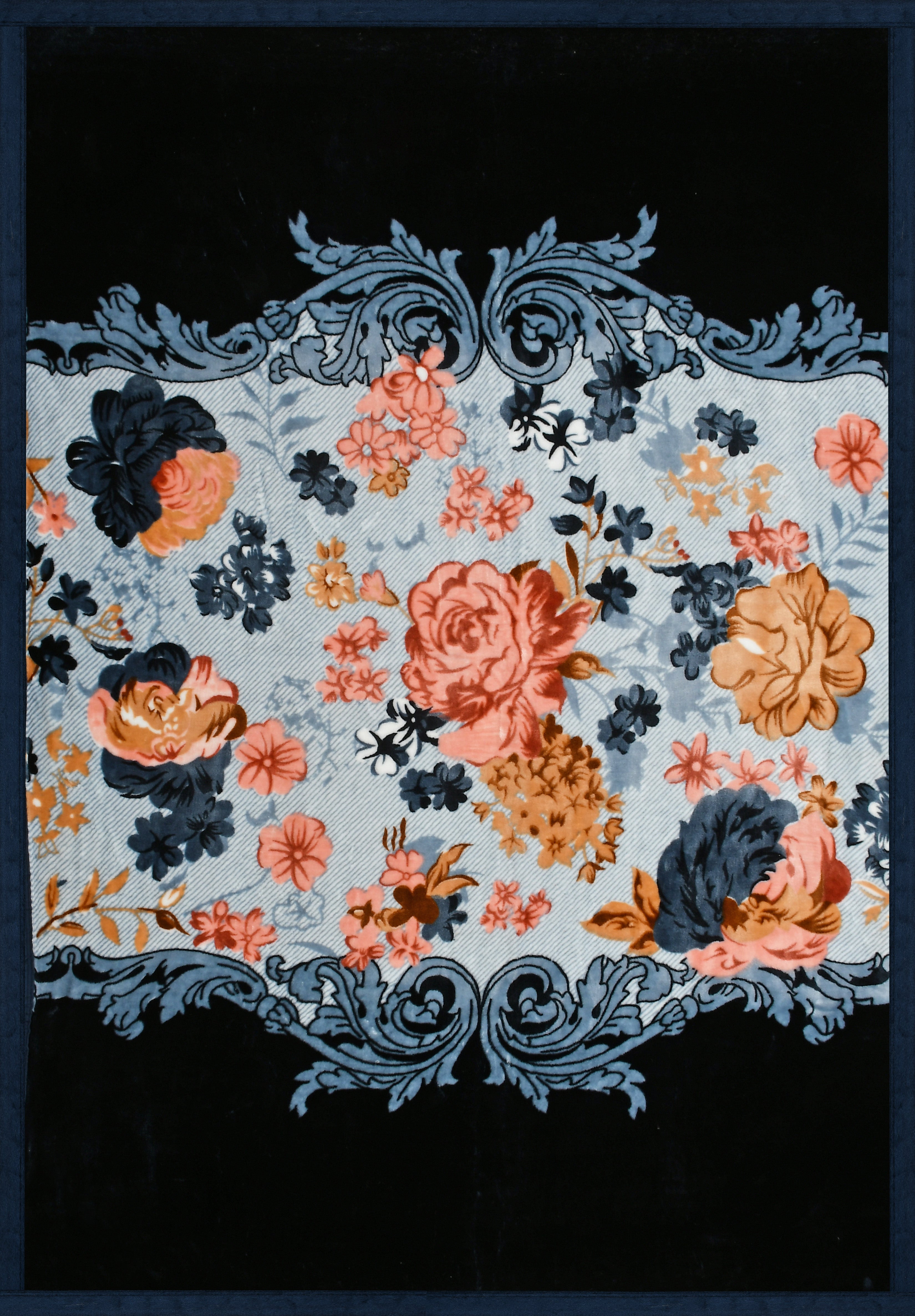 Furnofy Super Soft Blanket Single Size (165x228 Cms) Light Weight - Premium Mink, Pack of 1, Floral Multicolor