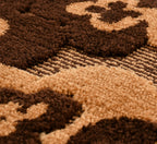 Furnofy Antiskid Lightweight Fluffy Doormats (Pack of 1, 40x60 CMs)