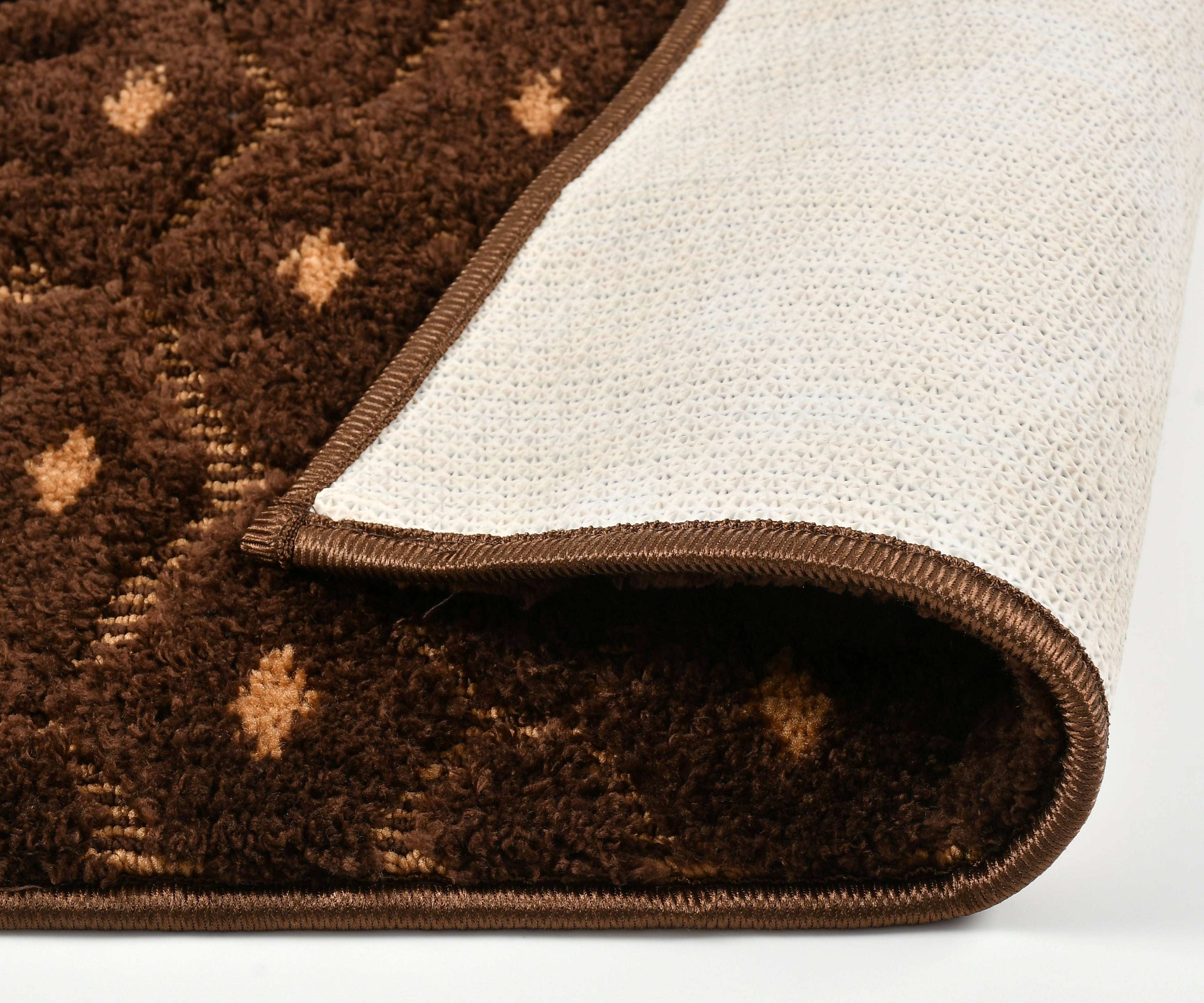 Furnofy Antiskid Lightweight Fluffy Doormats (Pack of 1, 40x60 CMs)