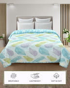 Furnofy 200 GSM Premium King Size Reversible Comforter/Quilt (220x224 cm) - Microfiber, Pack of 1