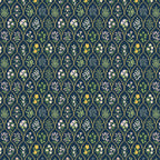 Furnofy 140 GSM Flat King Size Bedsheet (108 x 108 inches) with 2 Pillow Covers (18 x 27 inches) - Green - Floral
