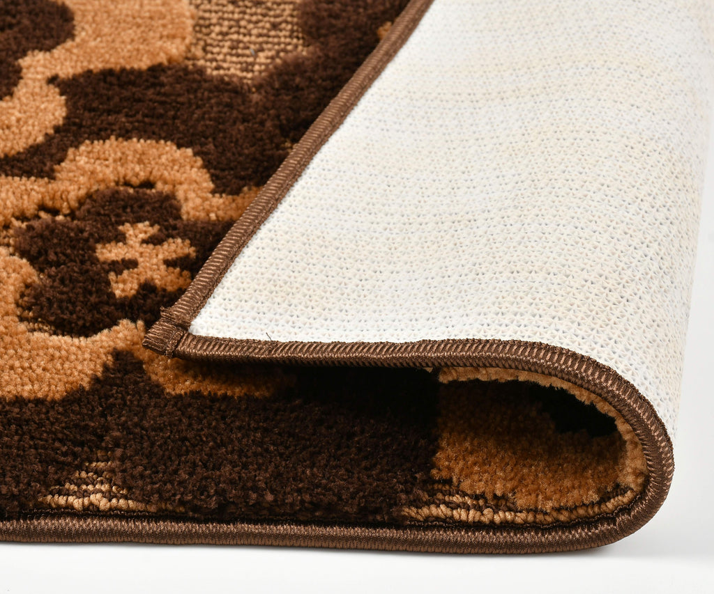 Furnofy Antiskid Lightweight Fluffy Doormats (Pack of 1, 40x60 CMs)