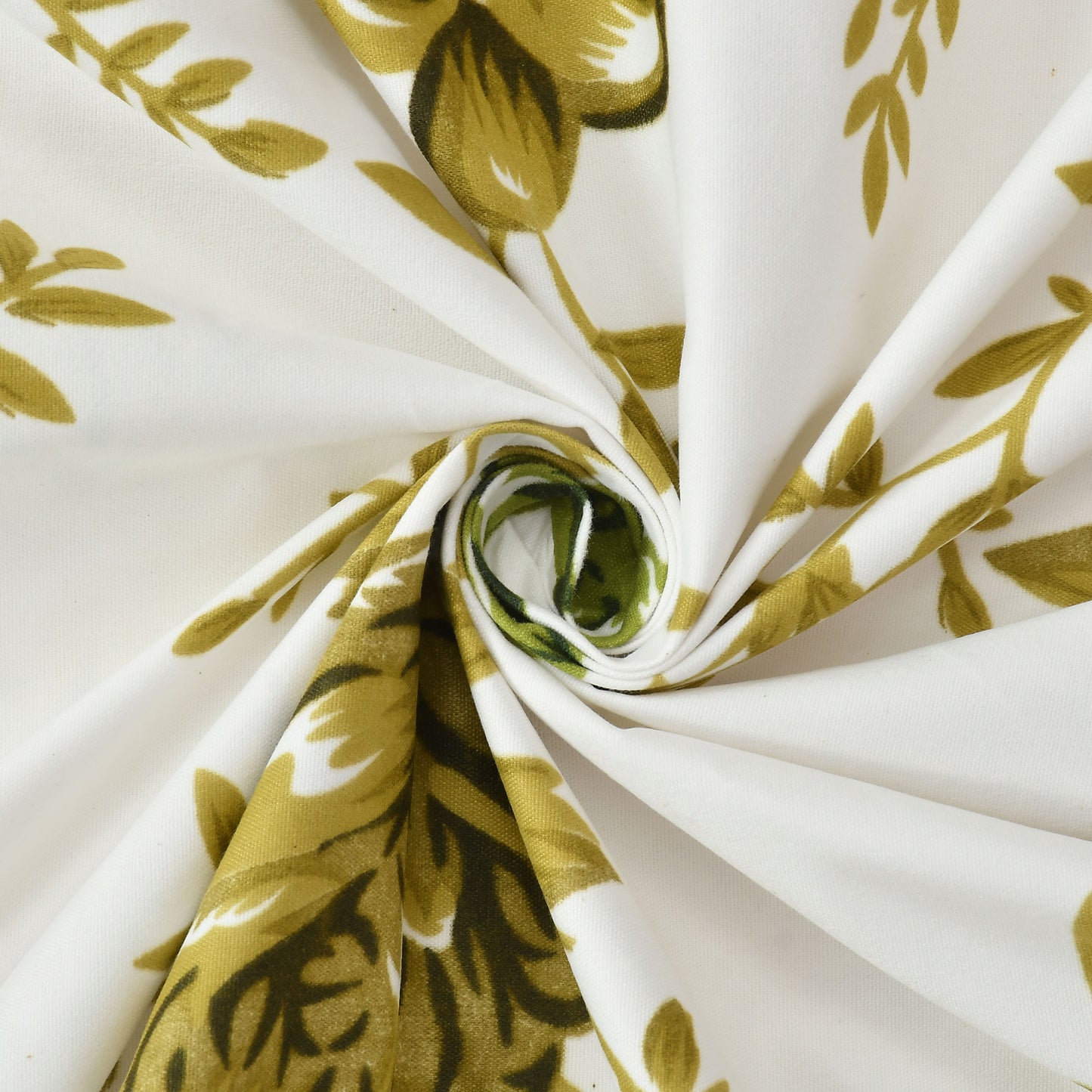 Furnofy 140 GSM Flat Double Bedsheet (90x100 inches) with 2 Pillow Covers (18x 27 inches) - Floral Multicolors