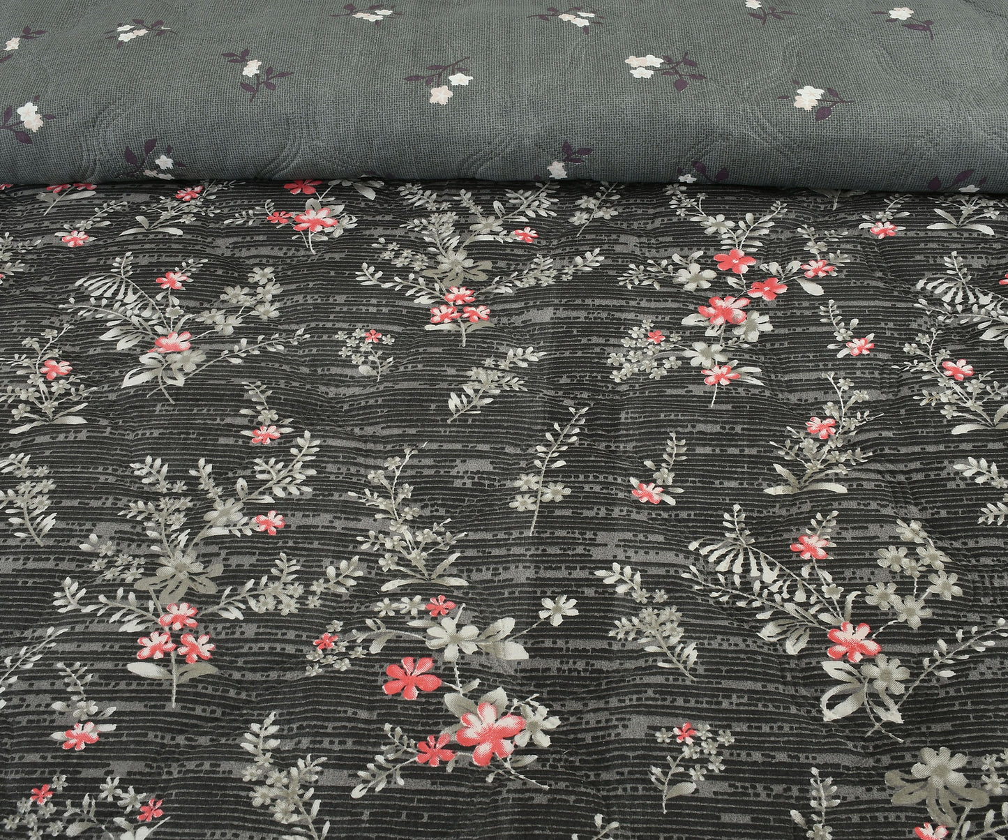 Furnofy 200 GSM Premium King Size Reversible Comforter/Quilt (220x224 cm) - Microfiber, Pack of 1