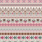 Furnofy 140 GSM Flat King Size Bedsheet (108 x 108 inches) with 2 Pillow Covers (18 x 27 inches) - Traditional Multicolors