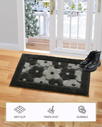 Furnofy Antiskid Lightweight Fluffy Doormats (Pack of 1, 40x60 CMs)