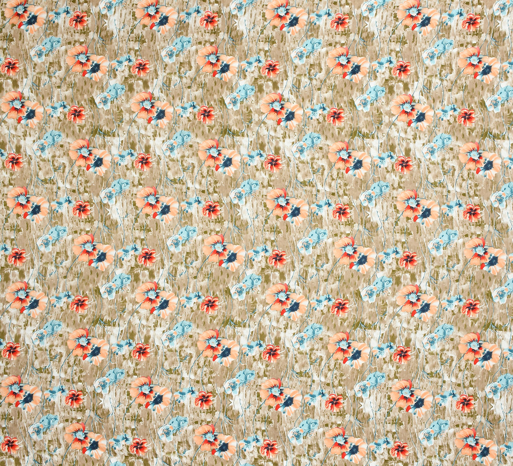 Furnofy 140 GSM Flat Double Bedsheet (90x100 inches) with 2 Pillow Covers (18x 27 inches) - Floral Multicolors