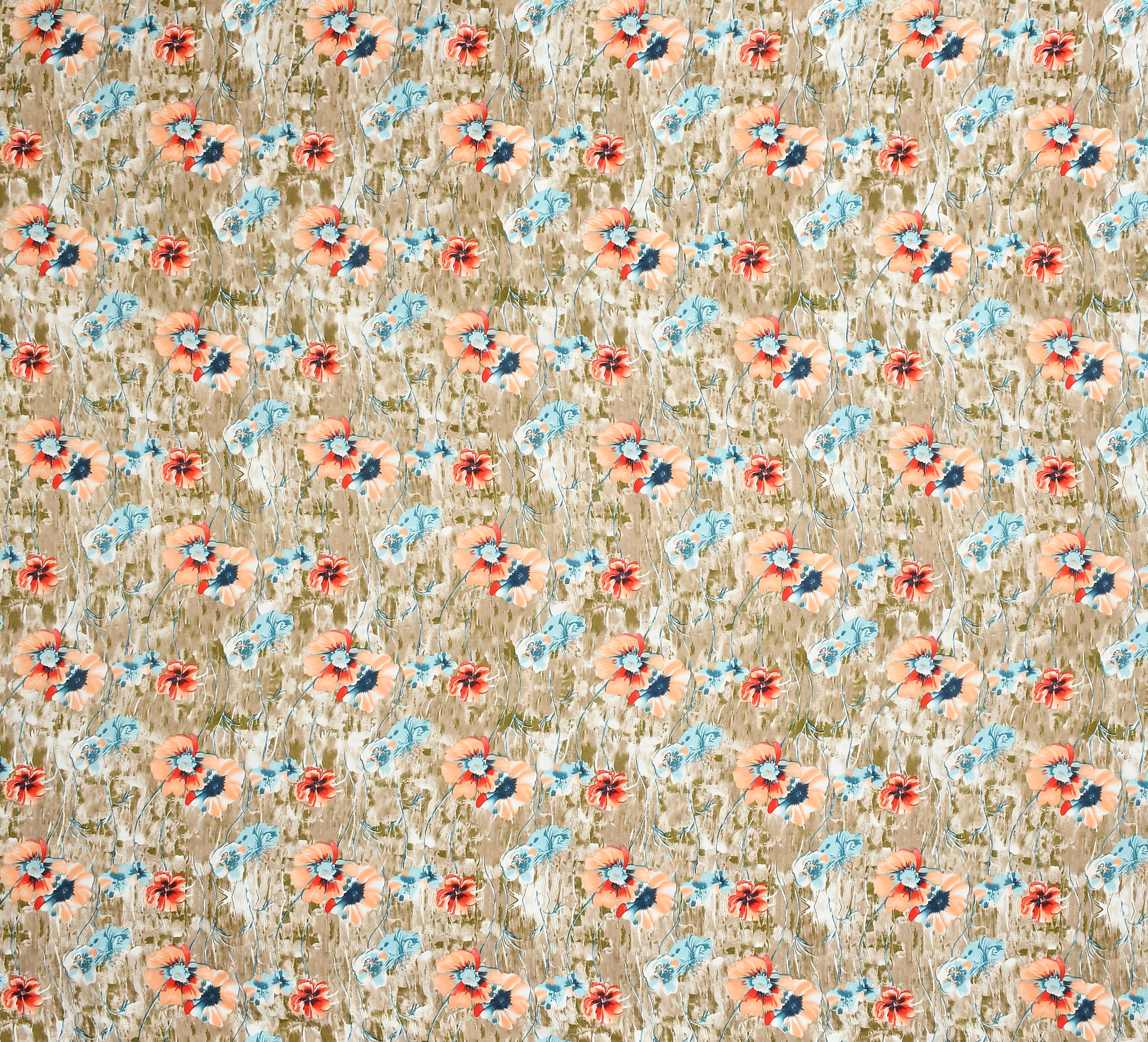 Furnofy 140 GSM Flat Double Bedsheet (90x100 inches) with 2 Pillow Covers (18x 27 inches) - Floral Multicolors