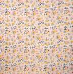 Furnofy Premium Cordinated King Bedsheet with 2 Pillow Covers (108x108 Inches) - Flat, Peach Sky Green, Floral