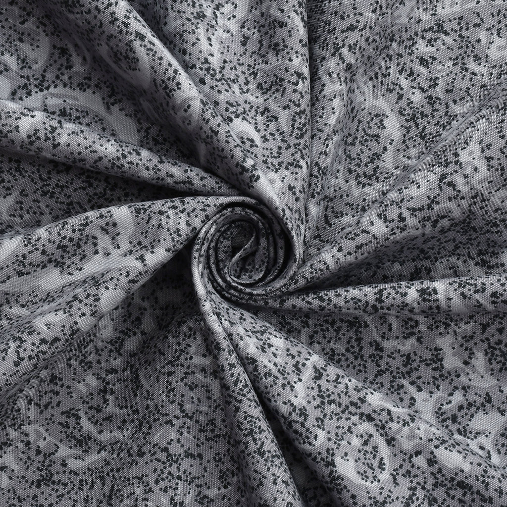 Furnofy Premium Printed Double Bedsheet (90x100 Inches) with 2 Pillow Covers - Flat, Black Floral