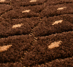 Furnofy Antiskid Lightweight Fluffy Doormats (Pack of 1, 40x60 CMs)