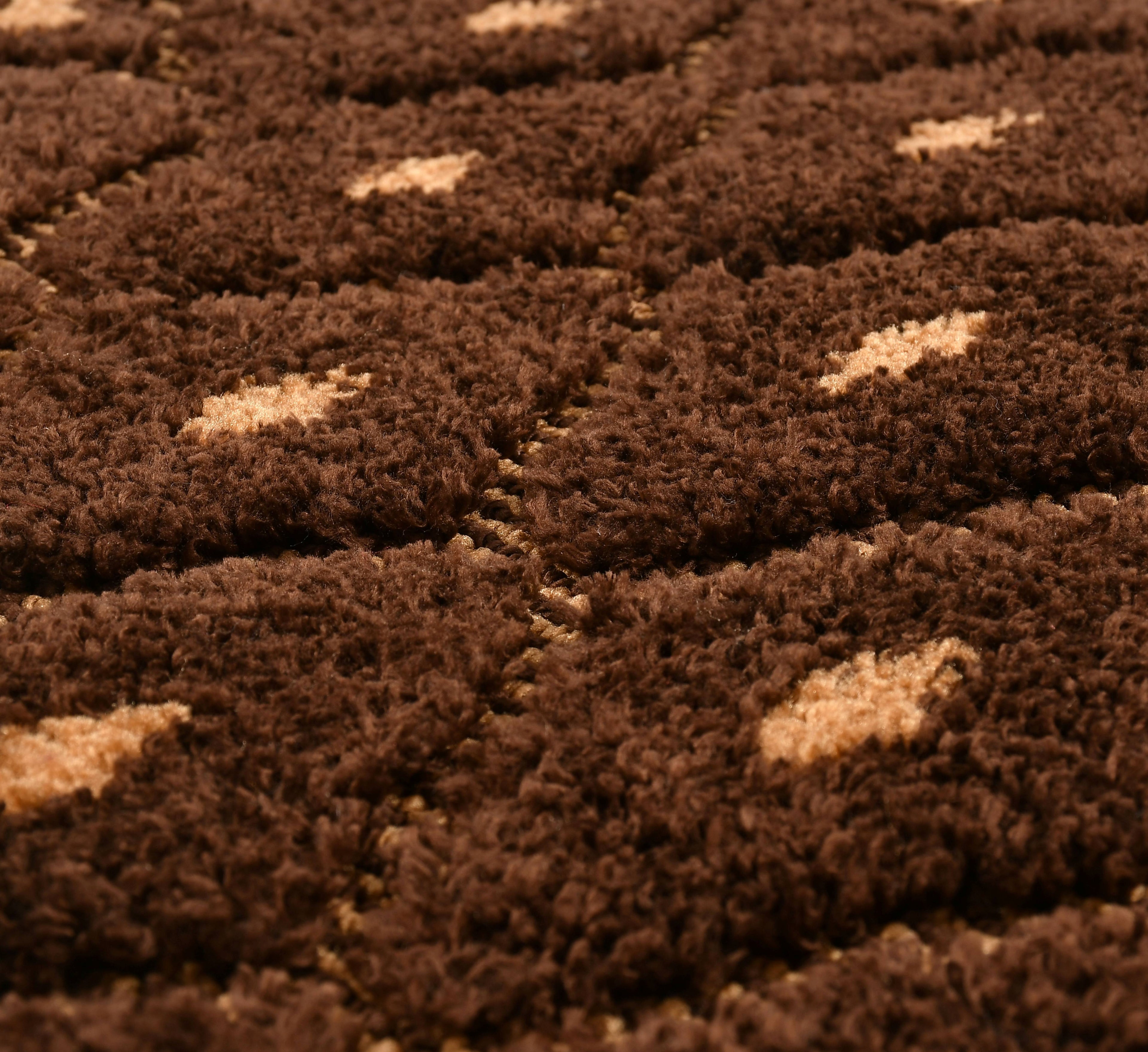 Furnofy Antiskid Lightweight Fluffy Doormats (Pack of 1, 40x60 CMs)