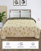 Furnofy 200 GSM Premium King Size Reversible Comforter/Quilt (220x224 cm) - Microfiber, Pack of 1