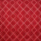 Furnofy Premium Fitted Double Bedsheet with 2 Pillow Covers (L-78" x B-72" + 6" Pocket) - Fitted, Red & White