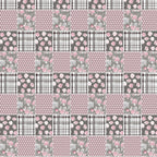 Furnofy 140 GSM Flat King Size Bedsheet (108 x 108 inches) with 2 Pillow Covers (18 x 27 inches) - All Around Wave Print- Pink - Floral