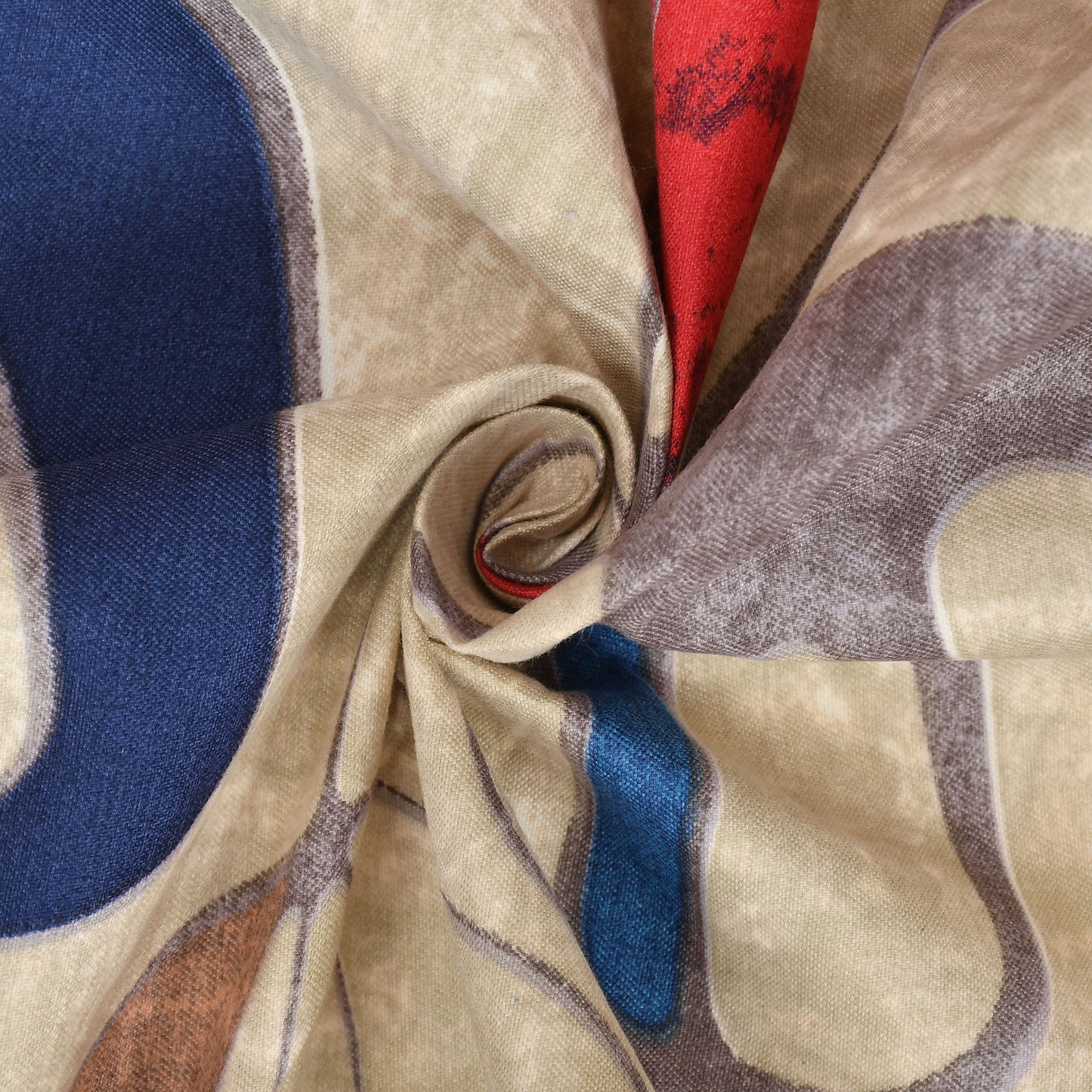 Furnofy 140 GSM Fitted  Double Bedsheet (78"x72" + 6" Pocket Size) with 2 Pillow Covers (18x27 inches) - Abstract