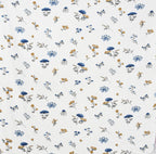 Furnofy 140 GSM Flat Double Bedsheet (90x100 inches) with 2 Pillow Covers (18x 27 inches) -Floral Multicolors