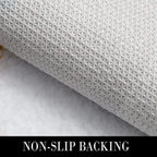 Furnofy Antiskid Lightweight Fluffy Doormats (Pack of 1, 40x60 CMs) - Light Grey