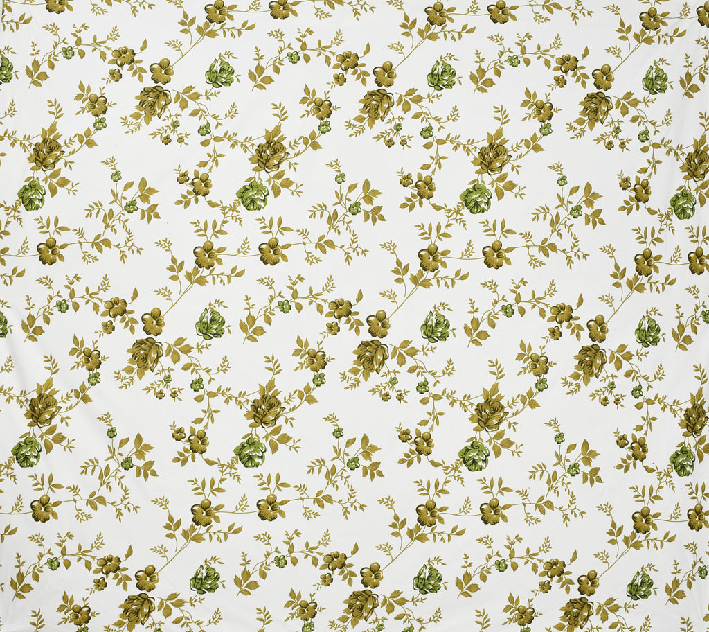 Furnofy 140 GSM Flat Double Bedsheet (90x100 inches) with 2 Pillow Covers (18x 27 inches) - Floral Multicolors