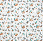 Furnofy 140 GSM Flat Double Bedsheet (90x100 inches) with 2 Pillow Covers (18x 27 inches) - Floral Multicolors