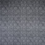Furnofy Premium Printed Double Bedsheet (90x100 Inches) with 2 Pillow Covers - Flat, Black Floral