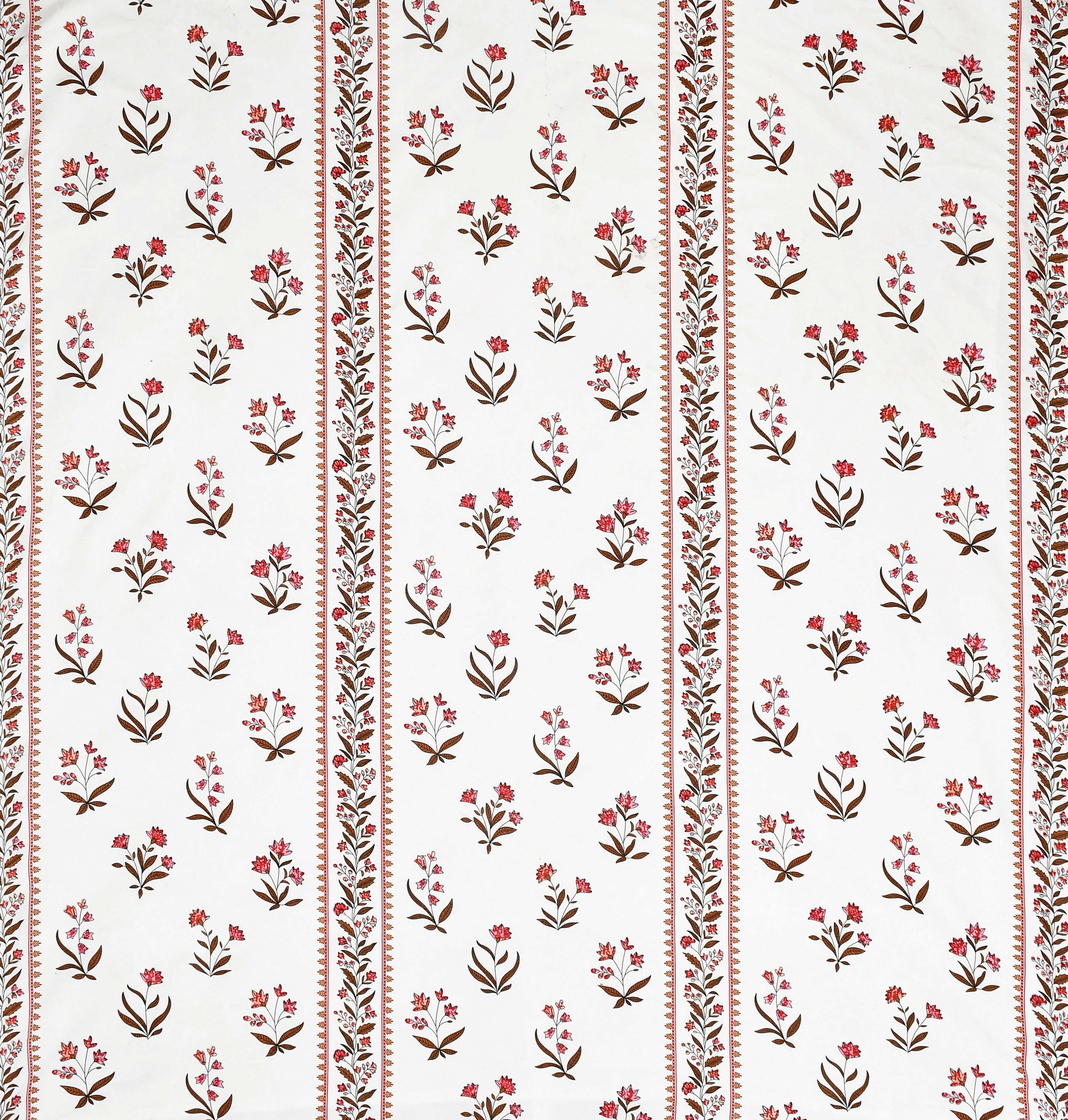 Furnofy 140 GSM Flat Double Bedsheet (90x100 inches) with 2 Pillow Covers (18x 27 inches) - Floral Multicolors