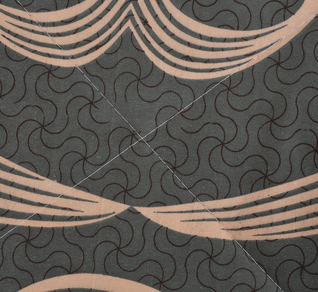 Furnofy 220 GSM Premium King Size Reversible Comforter/Quilt (220x224 cm) - Microfiber, Pack of 1, Abstract Brown