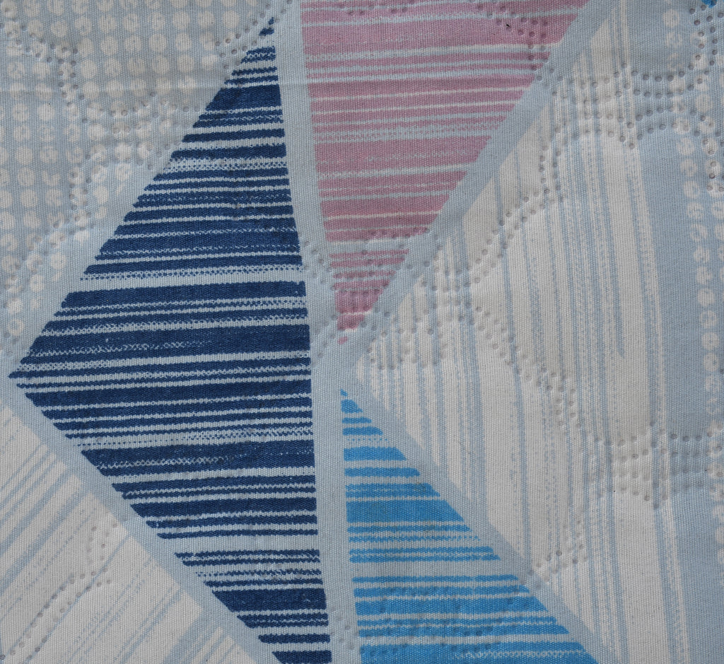 Furnofy 180 GSM Premium Single Bed Reversible Comforter/Quilt (150x220 cm) - Microfiber, Pack of 1, Abstract Blue