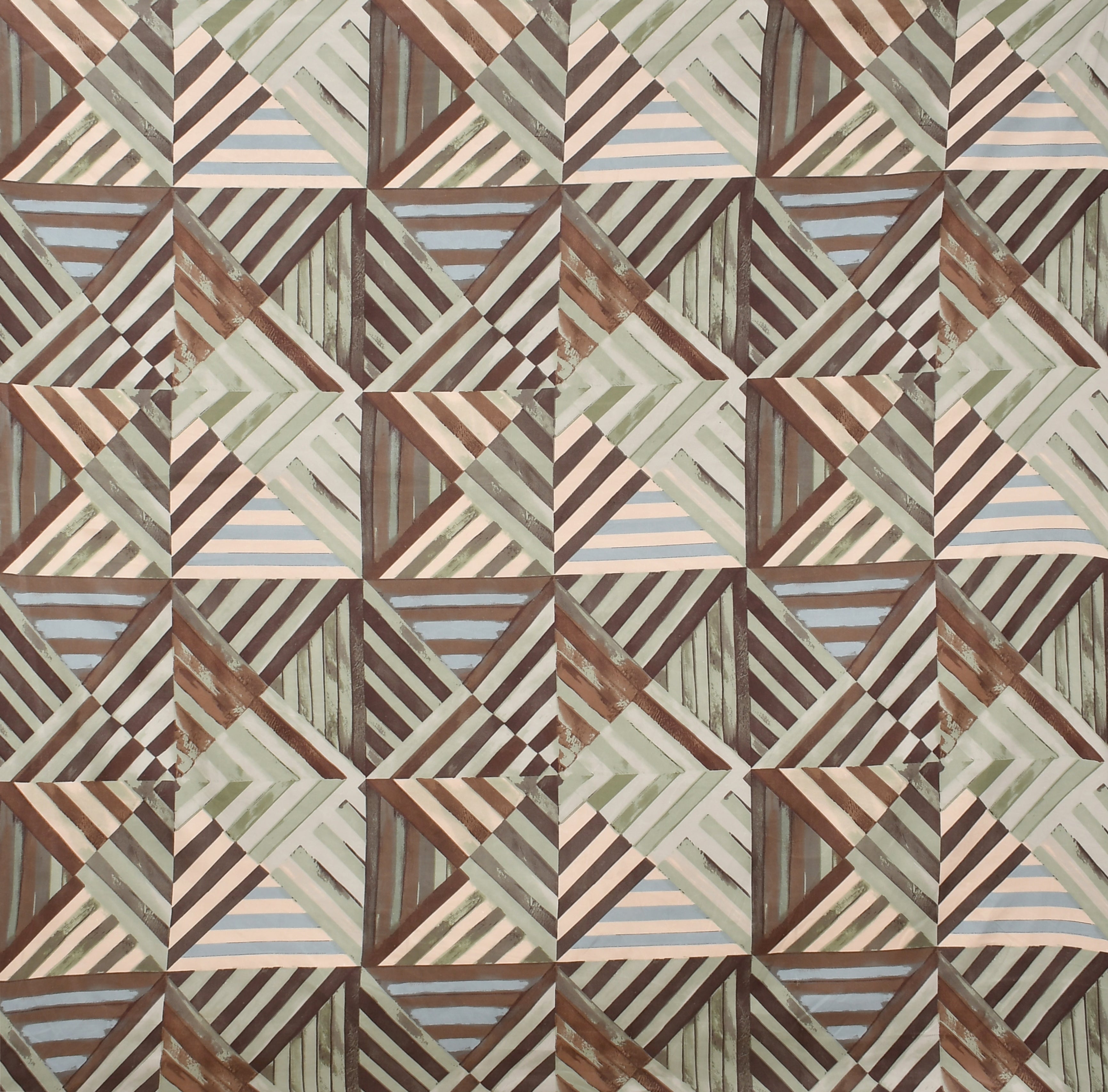 Furnofy 140 GSM Fitted  Double Bedsheet (78"x72" + 6" Pocket Size) with 2 Pillow Covers (18x27 inches) - Abstract Brown