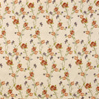 Furnofy 140 GSM Fitted Bedsheet (L-78 x B-72 + 6" Pocket) with 2 Pillow Covers - Fitted, Floral Print, Soft & Stretchable