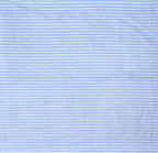 Furnofy 140 GSM Fitted  Double Bedsheet (78"x72" + 6" Pocket Size) with 2 Pillow Covers (18x27 inches) - Abstract, Blue