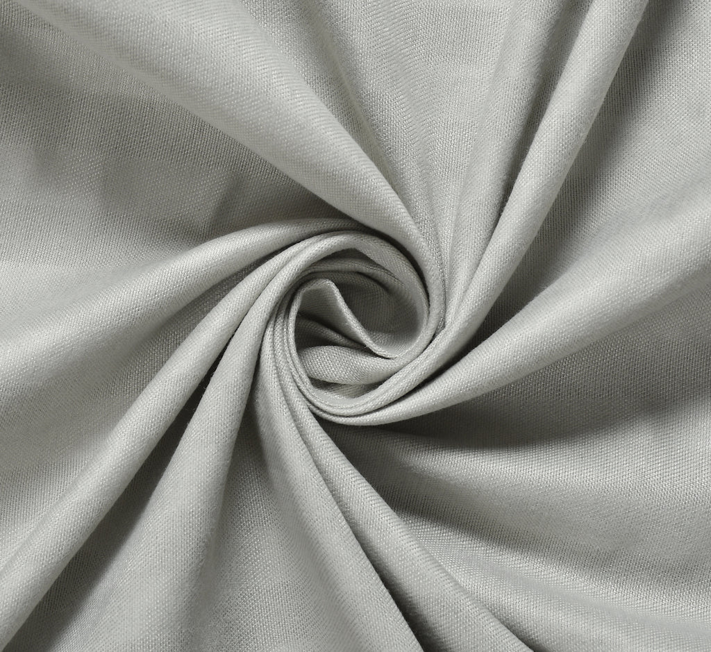 Furnofy Premium King Bedsheet with 2 Pillow Covers (108x108 Inches) - Satin Stripe, Gray