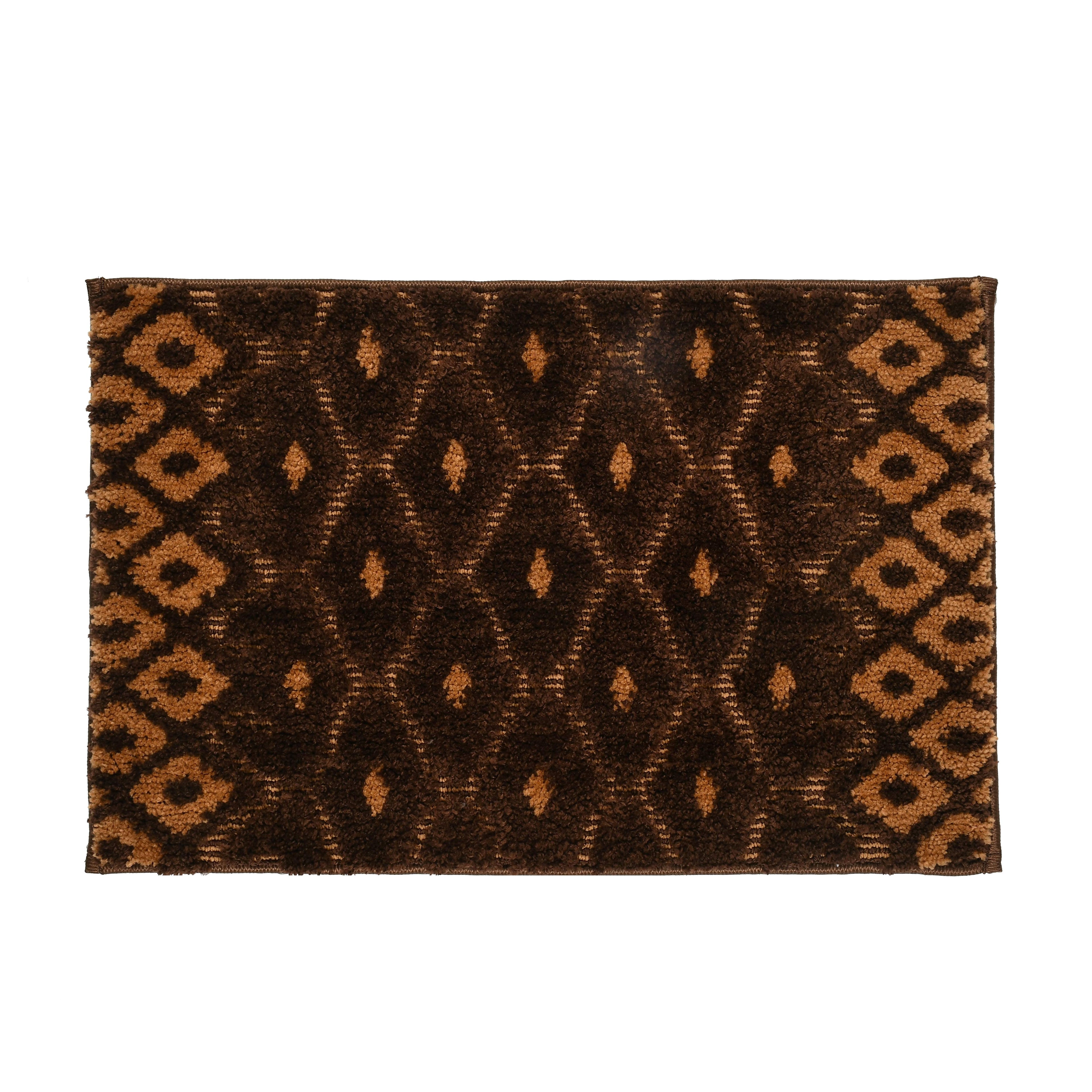 Furnofy Antiskid Lightweight Fluffy Doormats (Pack of 1, 40x60 CMs)